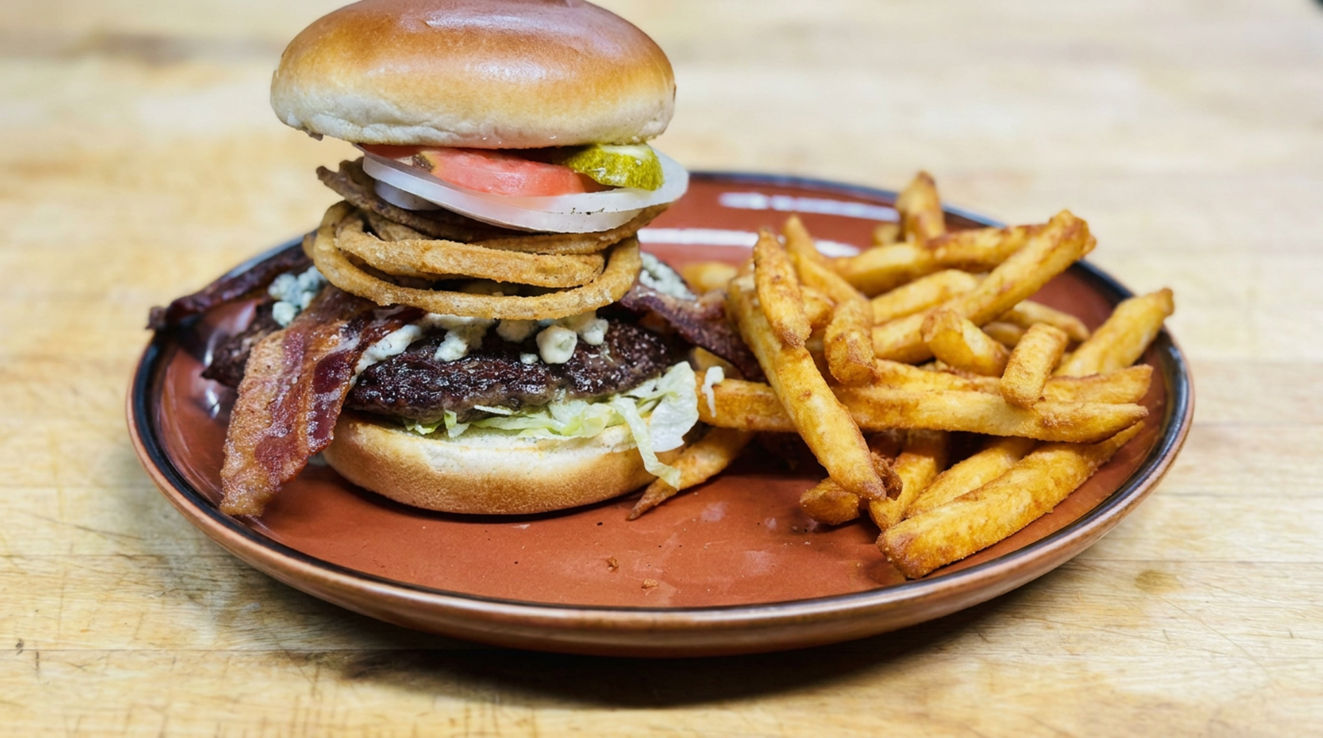 The Black and Bleu Burger
